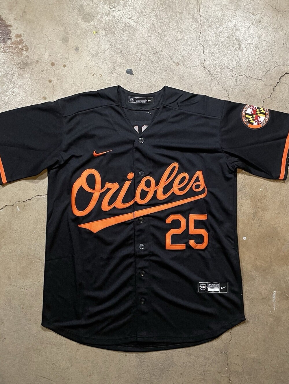 Pete Alonso Baltimore Orioles Jersey Black Size Medium